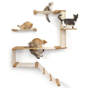 Deluxe Fort - Cat Furniture Cat Climbing Furniture Cat Hammock Cat Tower Cat Bridge Cat Tree Cat Activity Cat Gym | Catastrophic Creations