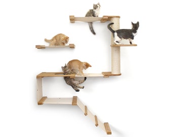 Deluxe Fort - Cat Furniture Cat Climbing Furniture Cat Hammock Cat Tower Cat Bridge Cat Tree Cat Activity Cat Gym | Catastrophic Creations