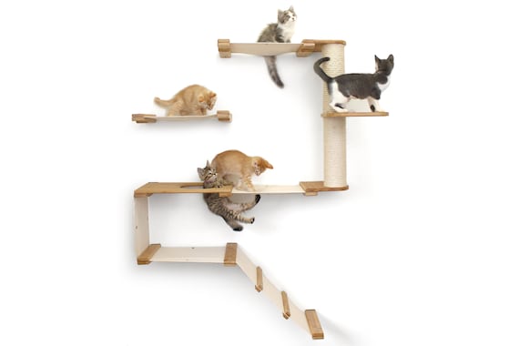 Escaleras flotantes para gatos / Cama flotante para gatos / Percha para  gatos / Muebles para gatos -  México
