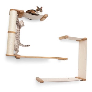 Cat Hammock, Cat Wall Furniture, Cat Scratching Post, Cat Bed, Cat Tree, Cat Shelf, Modern Cat Furniture, Cat Wall, Cat Shelves, Cat Tower image 4