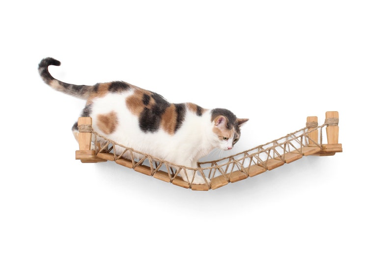 Cat Bridge Wall Mounted Cat Furniture Cat Sleep Cat Bed Cat Shelves Cat Shelf Cat Hammock Cat Play Cat Tree Catastrophic Creations image 7