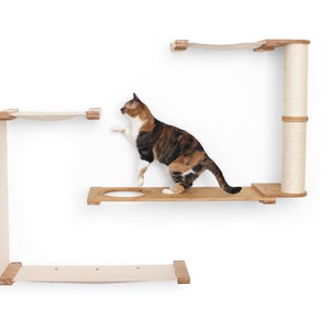 Cat Hammock, Cat Wall Furniture, Cat Scratching Post, Cat Bed, Cat Tree, Cat Shelf, Modern Cat Furniture, Cat Wall, Cat Shelves, Cat Tower image 1
