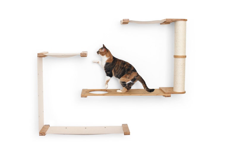 Cat Hammock, Cat Wall Furniture, Cat Scratching Post, Cat Bed, Cat Tree, Cat Shelf, Modern Cat Furniture, Cat Wall, Cat Shelves, Cat Tower image 1