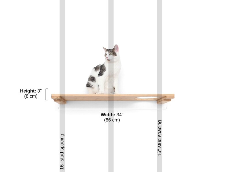 Cat Shelf, Cat Wall Furniture, Cat Escape Hatch Shelf, Wall Mounted Cat Shelf, Cat Shelves, Cat Wall Shelves, Cat Wall, Cat Tower, Cat Climb image 4