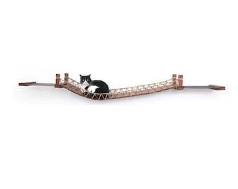 Cat Bridge, Cat Rope Bridge, Cat Bridge For Wall, Cat Wall Hammock, Cat Bed, Cat Climb Wall, Cat Wall Furniture, Cat Hammock, Cat Tree, Cat
