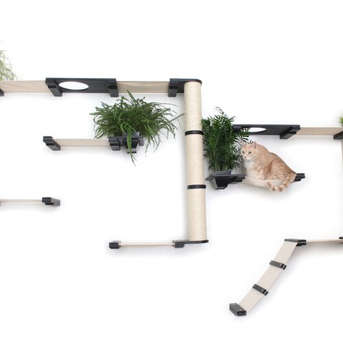 Flannel Cat Bed Monstera Plant Cat Bed Summer Cat Bed Etsy