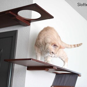 Cat Shelf, Cat Wall Furniture, Cat Escape Hatch Shelf, Wall Mounted Cat Shelf, Cat Shelves, Cat Wall Shelves, Cat Wall, Cat Tower, Cat Climb image 8