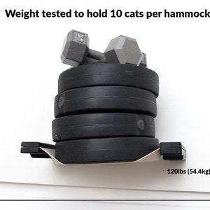 Cat Hammock Cat Bed Cat Furniture Cat Shelves Cat Shelf Cat Hammock Cat Tower Cat Wall Bed Cat Tree Cat Fun Catastrophic Creations image 6