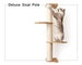Deluxe Sisal Pole Cat Scratching Post With Shelves Cat Tower Cat Climb Wall Mounted Cat Tree Cat Toy Cat Scratcher | Catastrophic Creations 