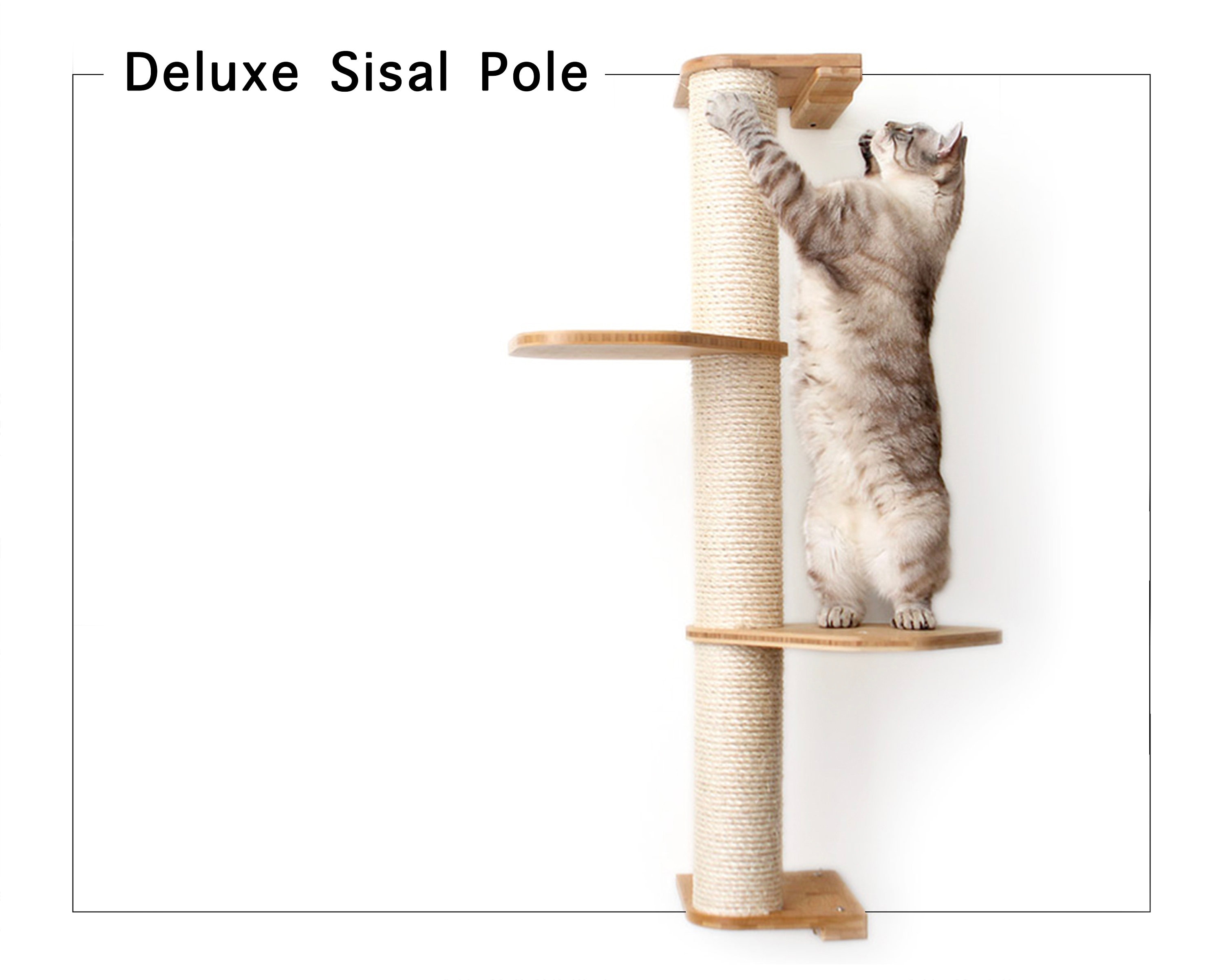 Sisal Fabric to Repair Cat Scratching Post, Cat Scratching Fabric, Sisal  Carpet, DIY Cat Tower, Mid Century Modern Cat Furniture 