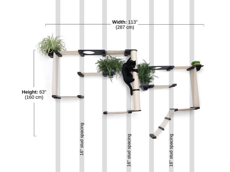 Gardens Cat Condo Cat Furniture Cat Wall Furniture Cat Etsy