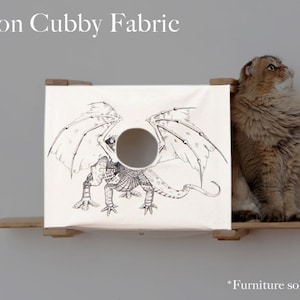 Cat Cubby Fabric - Cat Furniture Cat Hammock Cat Tree Cat Condo Cat House Cat Play Cat Climbing Cat Scratching | Catastrophic Creations