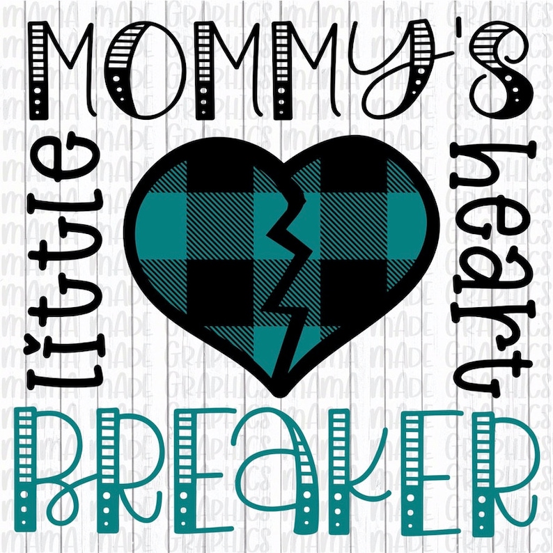Mommy/'s Little Heart Breaker Sublimation Transfer Ready To Press Cute Sublimation Transfer Valentine/'s Day Sublimation Transfer