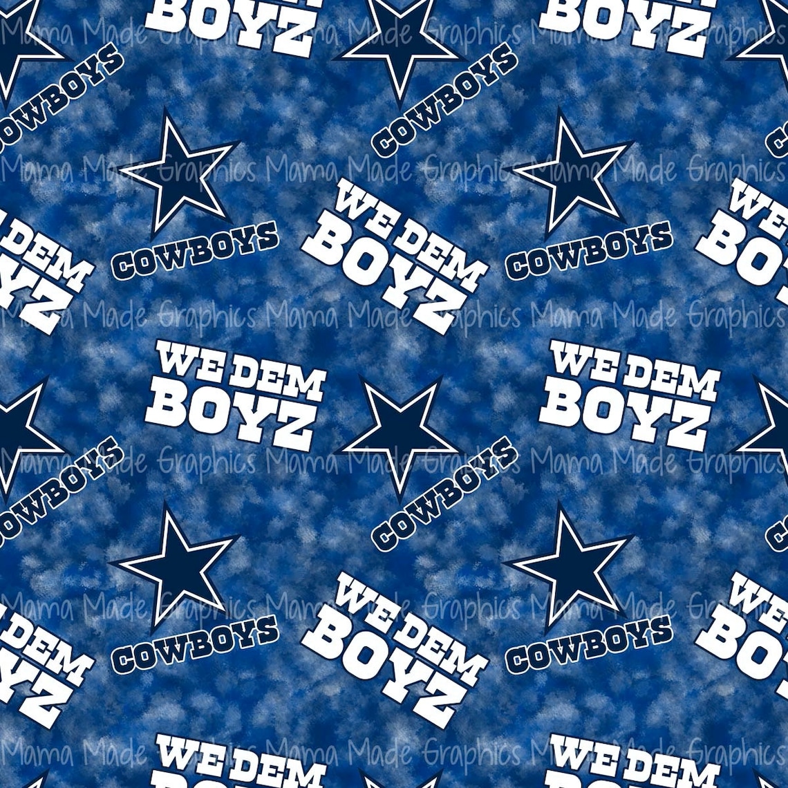 Dallas Cowboys Seamless Pattern Seamless File Digital Paper | Etsy