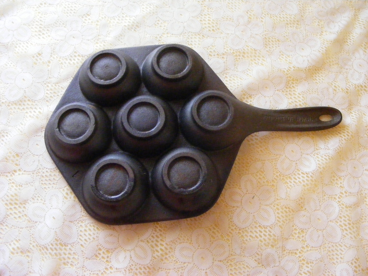 Jotul Cast Iron Swedish Muffin Pan Product of Norway Etsy
