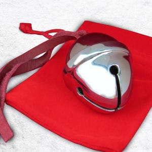 Polar Express SLEIGH BELL in velvet pouch with PERSONALISED Train Ticket & Certificate  Embossed with Santas Seal