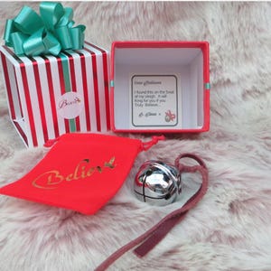 Polar Express™ Bell Official Warner Bros Licensed PLUS Personalised train Ticket Punched/Printed/Braille embossed
