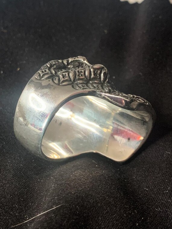 Rare Vintage STARLINGEAR Puncher Sterling 925 Ring US12 Rare Vintage STARLINGEAR Puncher Sterling 925 Ring US12