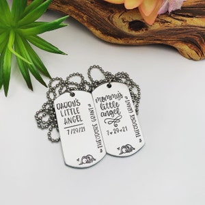 Angel Baby Necklace Set - Pregnancy Loss Necklace - Baby Loss Jewelry - Miscarriage Necklace - Angel Necklace Set - Miscarriage Gift