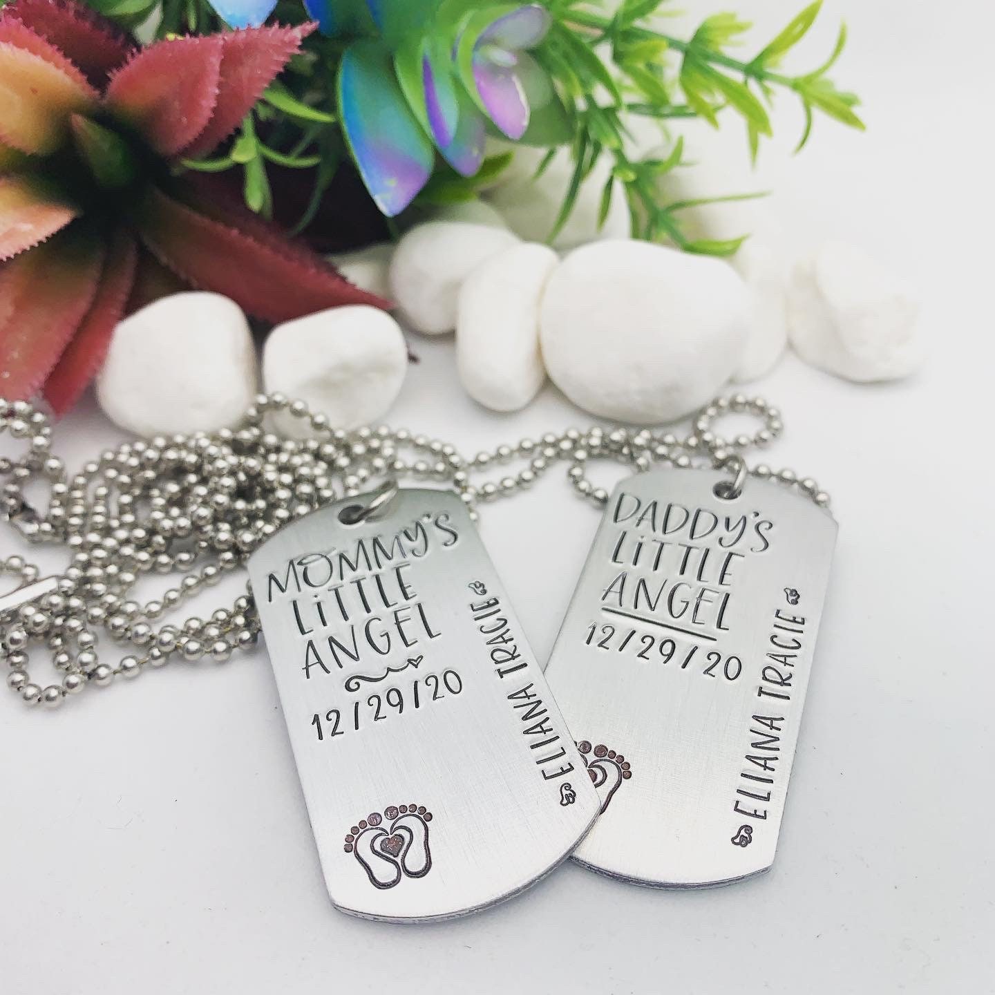 Angel Baby Necklace Set Pregnancy Loss Necklace Baby Loss Etsy