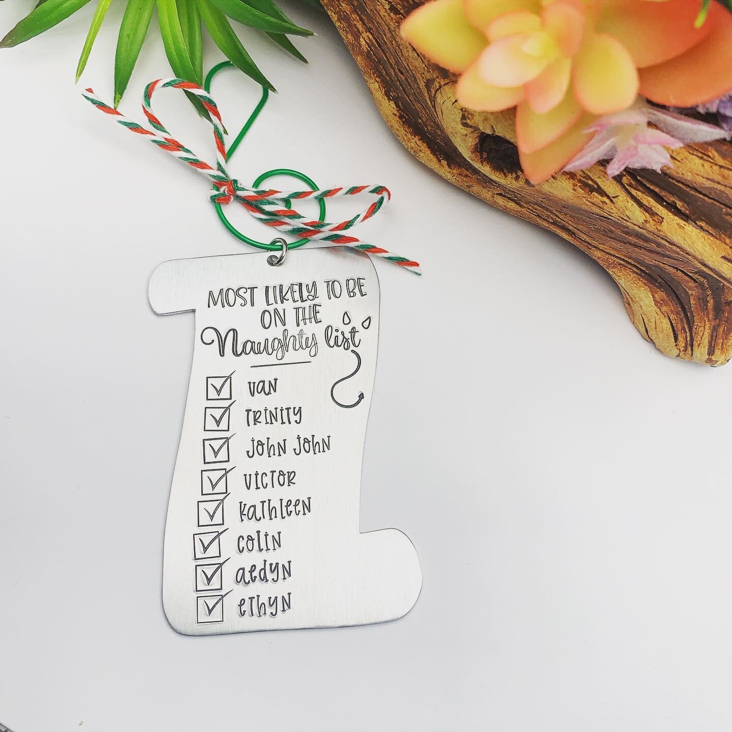 Santa Naughty List Christmas Humor Gag Gifts Best Friend Etsy UK