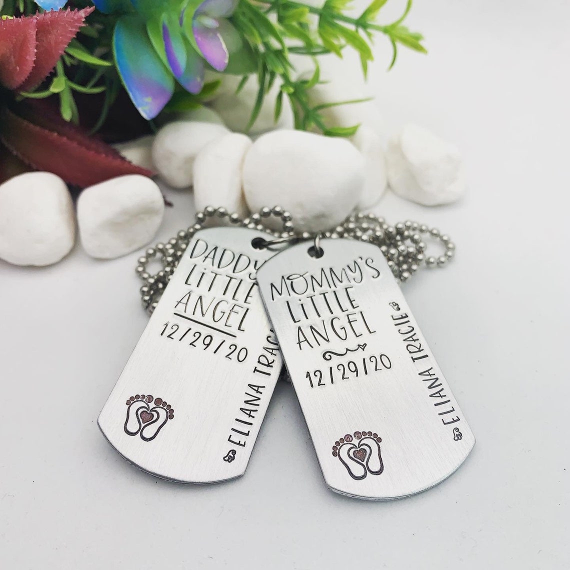 Angel Baby Necklace Set Pregnancy Loss Necklace Baby Loss Etsy