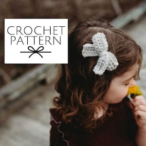 Crocheted Bows in 3 Sizes Crochet Pattern