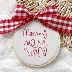 Personalized Embroidered Family Christmas Ornament