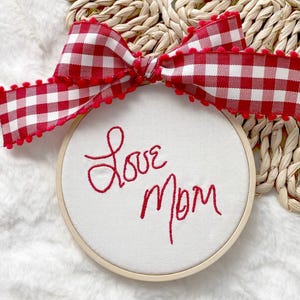 Personalized Embroidered Family Christmas Ornament