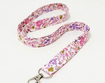 Personalized Fabric Lanyard | Teacher Lanyard | Badge Holder | Cute ID Holder | Nurse Lanyard | Key Lanyard | Gift for Teachers Custom Name