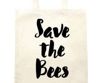 Save the Bees Tote Bag - natural
