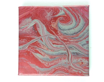 Painting - Acrylic Painting - Abstract Painting - 6" x 6" - Art - Wall art