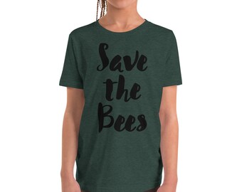 Save the Bees Youth Short Sleeve T-Shirt