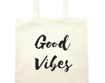 Good Vibe Tote Bag - natural