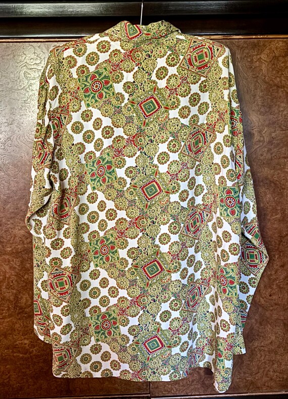 1940s Enro Cold Rayon Persian Splendor Pajama Set… - image 3