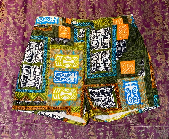 1960s-70s Tiki Hawaiian Cabana Set ML - Gem