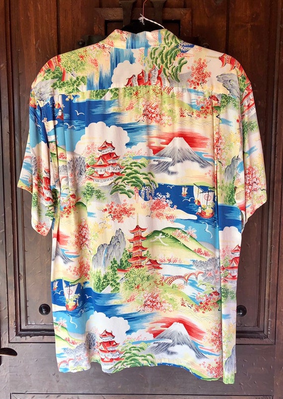 Reproduction Sun Surf Pagoda Shirt L - image 2