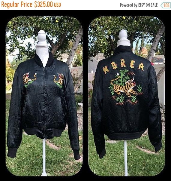 SALE 1950s Korean Souvenir Jacket M