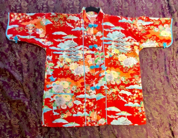 1950s Arldon Rayon Japanese Top L - image 1