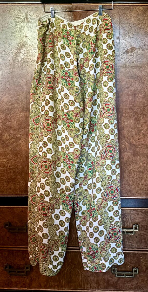 1940s Enro Cold Rayon Persian Splendor Pajama Set… - image 4