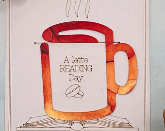 Flexible Coffee latte Book Marker - Lightweight and Thin