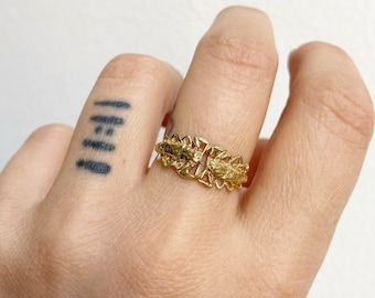Scorpion Ring ~ REAL Scorpion Cast ~ Twin Scorpion Ring ~ Brass Scorpion Ring ~ Scorpio Ring ~