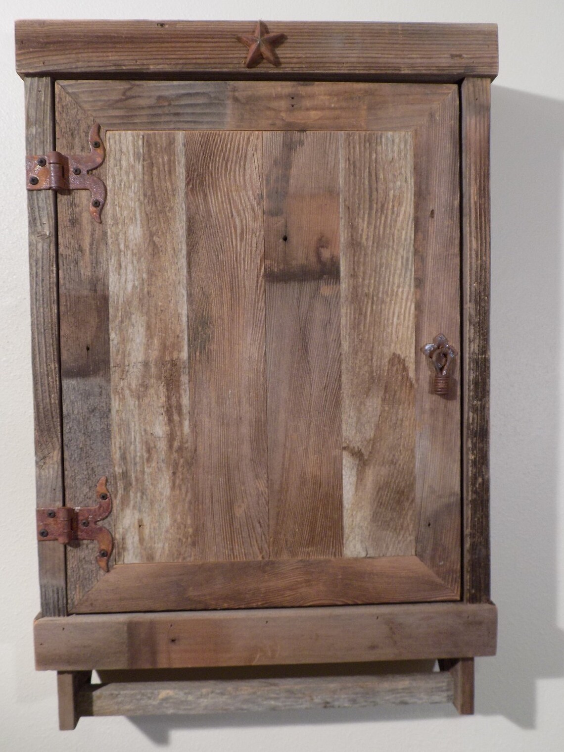 Reclaimed Farmhouse Rustic Medicine With Solid Door Etsy UK