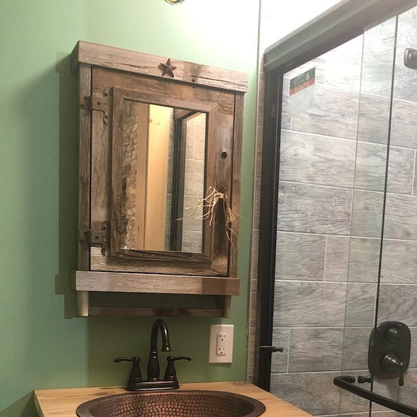 Farmhouse Medicine Cabinet - Etsy