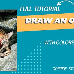 Draw an Ocelot FULL Colored Pencil Tutorial