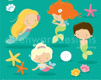 Mermaid Clipart