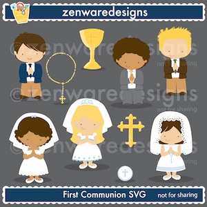 Clipart Primera Comunión SVG