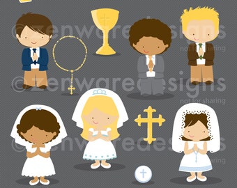 First Communion Clipart SVG