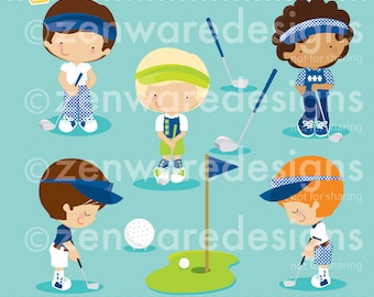 Golf Clip Art Boys