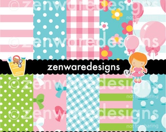 Bubble Party Digital Papers